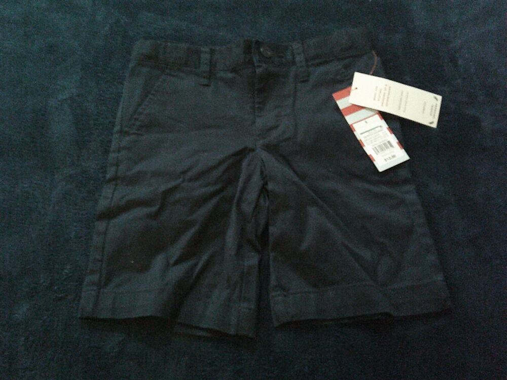Cat & Jack navy adjustable snap closure uniform shorts boys size 5